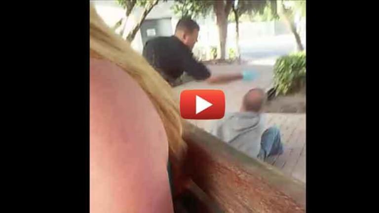 BREAKING: Cop Throws Elderly Man Down, Slaps Him in the Face, For Trying to Use a Restroom