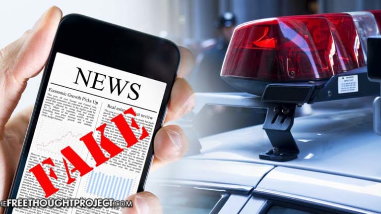 Police Busted Giving Fake News Reports to Media Who Then Reported It As FACT