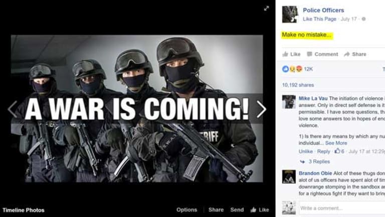 Cops Across the U.S. Now Issuing Ominous Threats of Civil War