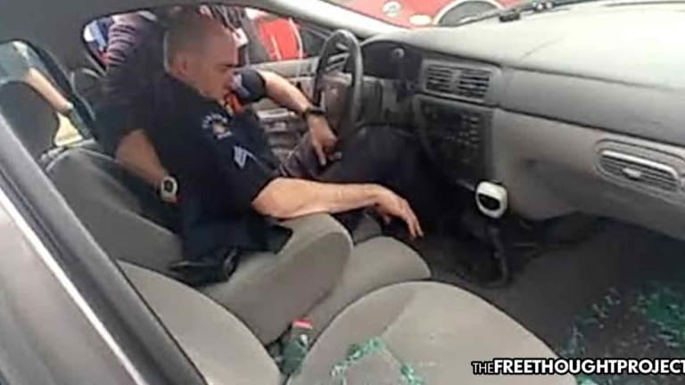 WATCH: Cop Passes Out Drunk, While Driving On Duty—Not Fired or Charged