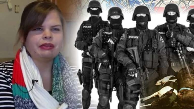 SWAT Team Raids Innocent Woman's Home, Terrorize & Mock Her, Threaten to Kill Her Dogs