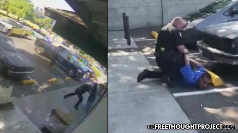 WATCH: Cop Attacks, Arrests Innocent Man for Leaving His Car Running—Taxpayers Held Liable