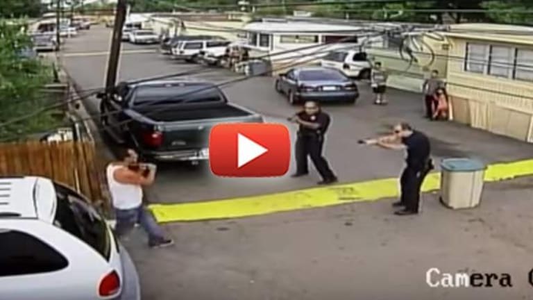 VIDEO: Cops Kill Suicidal Native American In Broad Daylight as He Held a Knife to His Own Throat