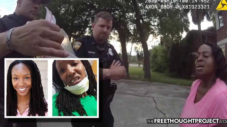 WATCH: Cops Knock Woman's Teeth Out After She Asked Them Not to Park in Her Yard