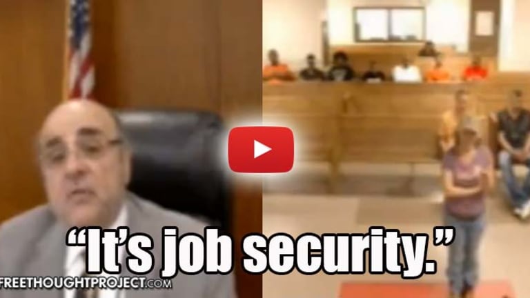 WATCH: Judge Admits Arresting Poor People for Traffic Tickets Gives Him 'Job Security'