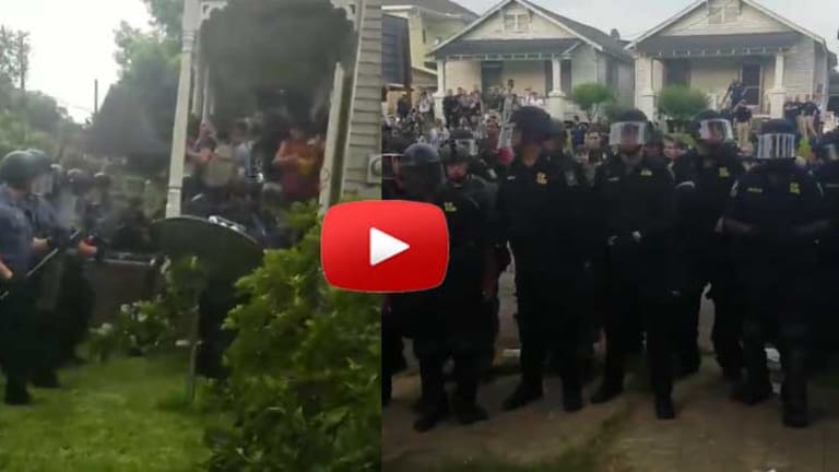 Pure Chaos: Cops Invade Private Property, Drag Peaceful Protesters Into Street to Arrest Them
