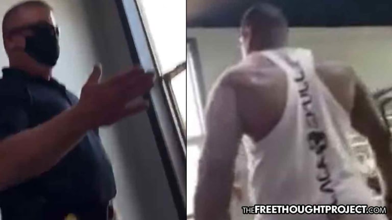 WATCH: Cops Raid 'Illegal' Gym, Let Cop Who Was Working Out Go While Ticketing Everyone Else