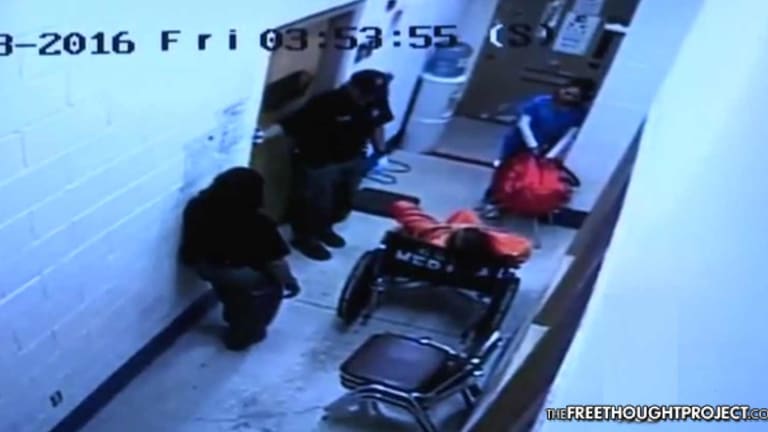 Horrifying Video Shows Prison Officers Watch Man Throw Up Blood for Hours Until He Dies