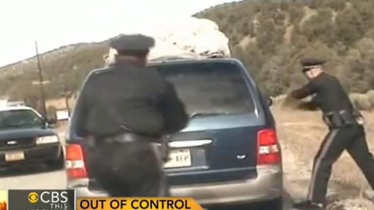 Cop Fires On Minivan Full Of Kids