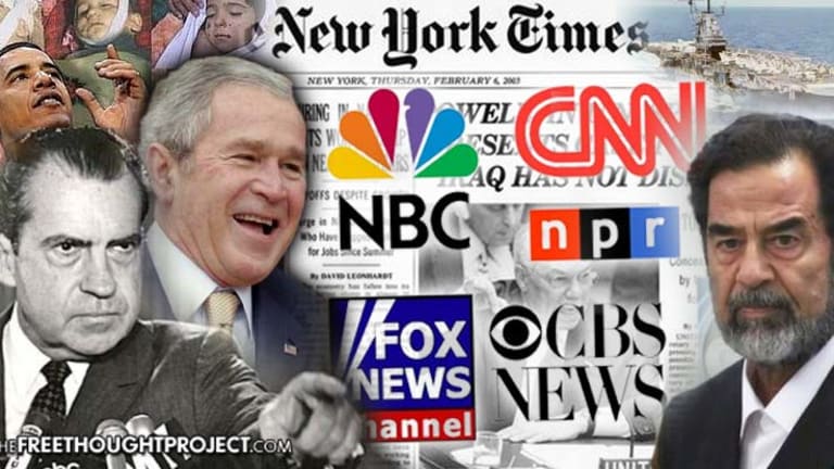 5 Times Corporate Media Got Caught Publishing Fake News Causing the Death & Suffering of Millions