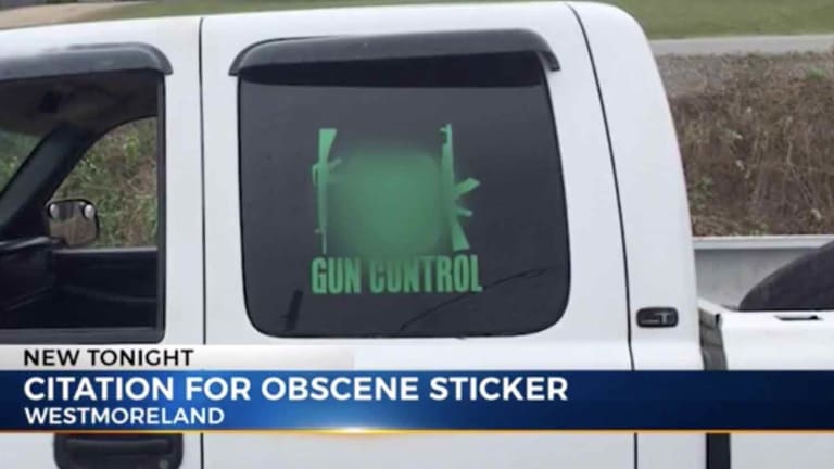 Tennessee Man Prosecuted for Pro-Gun Sticker That Says 'Rifle UC Rifle'