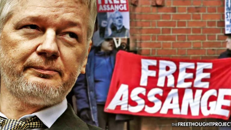 Protesters Gather Outside Embassy as Gov't Cuts Assange's Communication With the Outside World