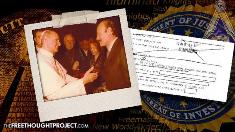 Leaked Docs Show FBI Investigated Ties Between Mafia, Masons & Vatican In Assassination Plot