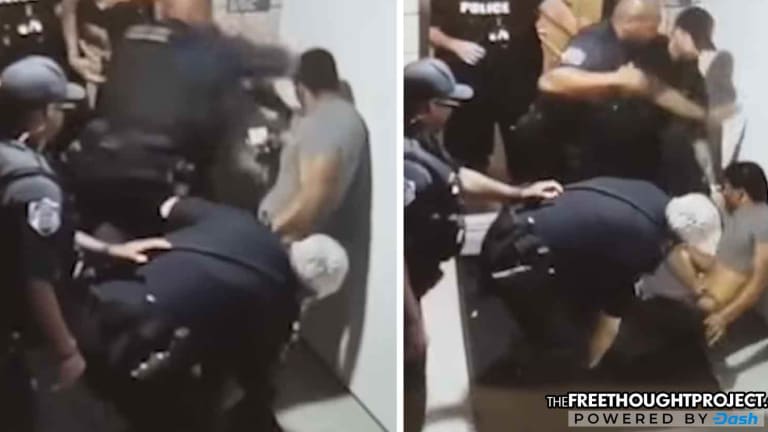 Graphic Video Shows Cops Savagely Beat Unarmed Man, Keep Hitting Him After He's Knocked Out