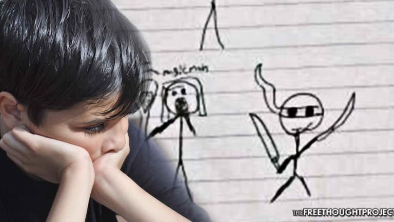 School Suspends 13-Year-old for Drawing Stick Figure Teenage Mutant Ninja Turtle Holding Swords