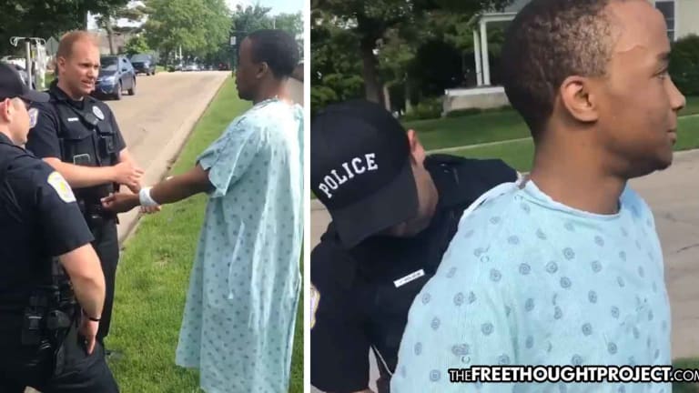 WATCH: Cops Accuse Innocent Hospital Patient of Trying to Steal His IV Bag, Rip IV From Arm, Arrest Him