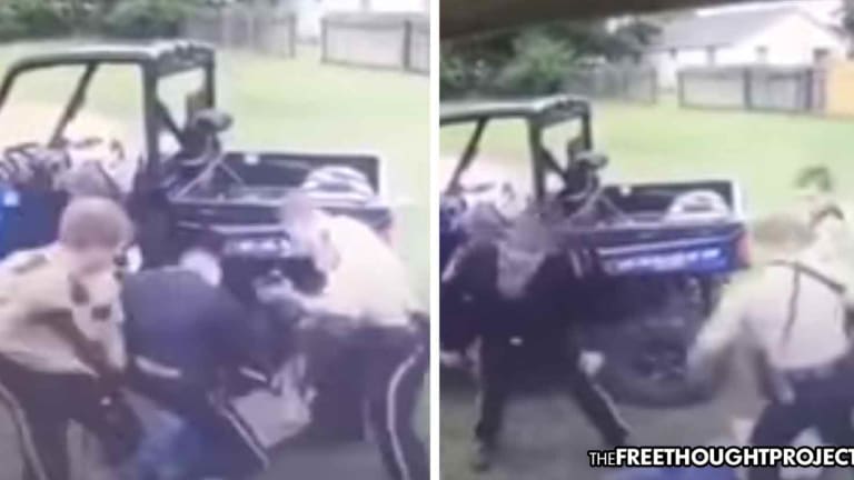 WATCH: Cops Beat Innocent Man with Rifles, Break His Ribs As He's 'Handcuffed & Unconscious'