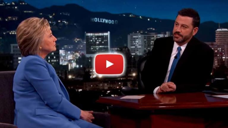 WATCH: Clinton to Jimmy Kimmel, in a Serious Tone, ‘I’ll Make UFO Files Public’