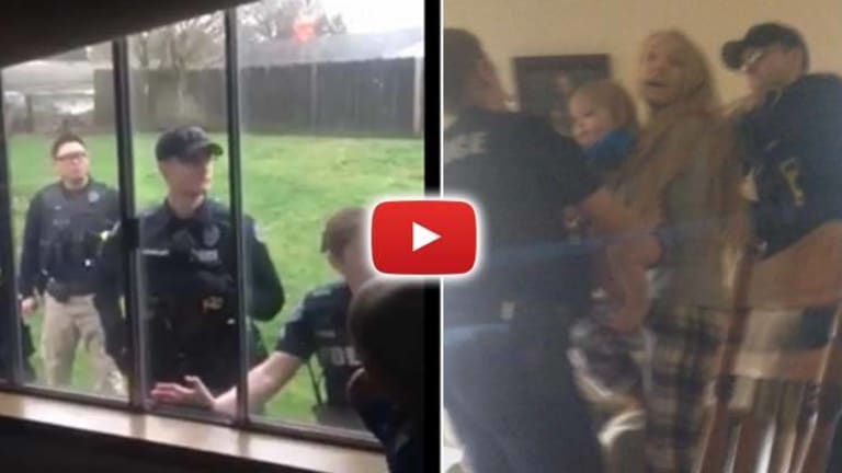 "We Don't Need a Warrant" -- Cops Enter Home Through Window, Rip Infant From Mother's Arms