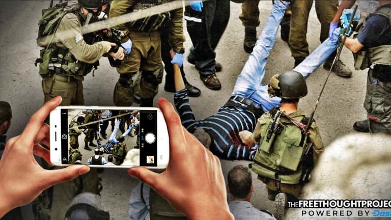 Israel Pushing Law to Make Filming Soldiers Illegal—Violators to Be Imprisoned for a Decade