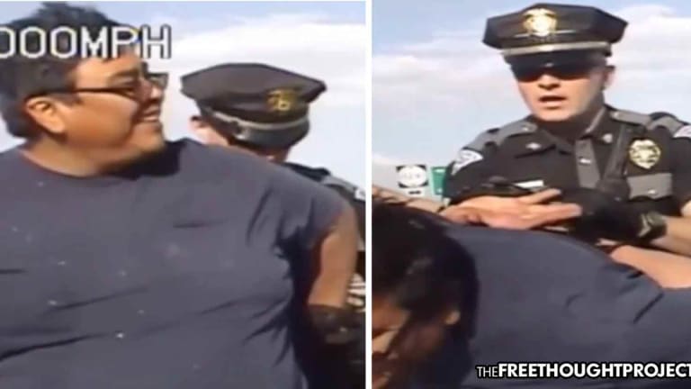 WATCH: Tyrant Cop Attacks Good Samaritan Who Helped Crash Victim for 'Smiling At Him'