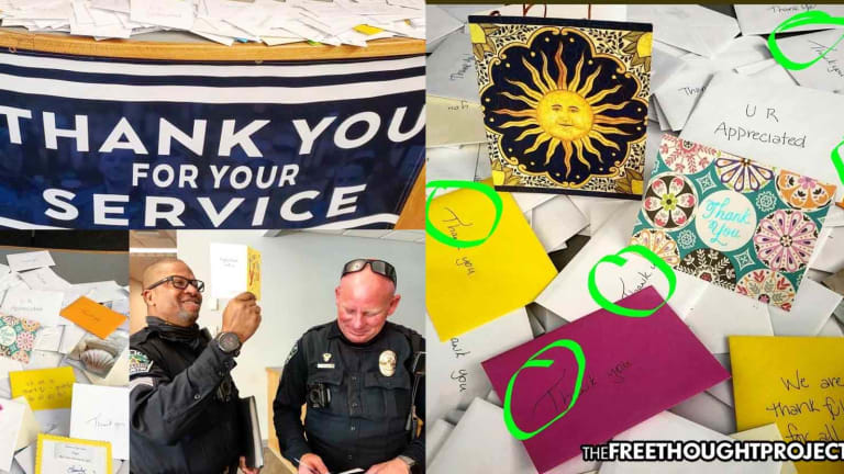 Dept Accused of 'Faking' Thank You Cards to Themselves Amid Rash of Police Brutality