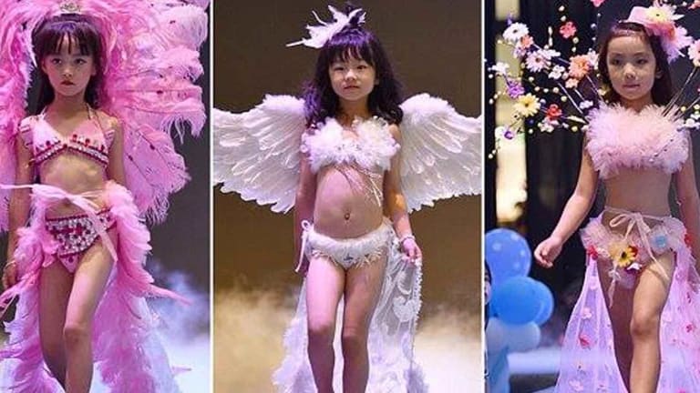 Mainstream Normalizes Pedophilia with 'Victoria Secret'-Style Lingerie Show Featuring 5yo Girls