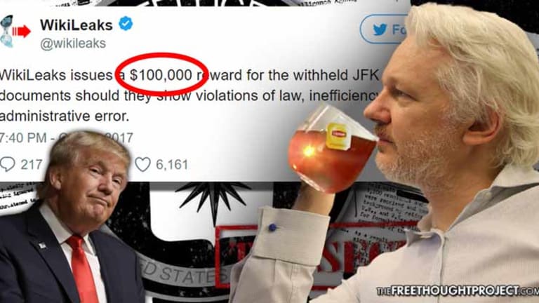 As Trump Caves to CIA & Blocks Full Release of JFK Files, WikiLeaks Offers $100K Reward for Them