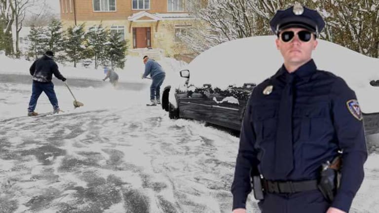 Careful Young Entrepreneurs, the Police State is Cracking Down on Unauthorized Snow Shoveling