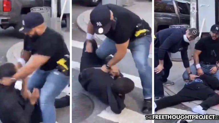 Video Shows Cop Beating Unarmed Man After Alleged Social Distancing Violation