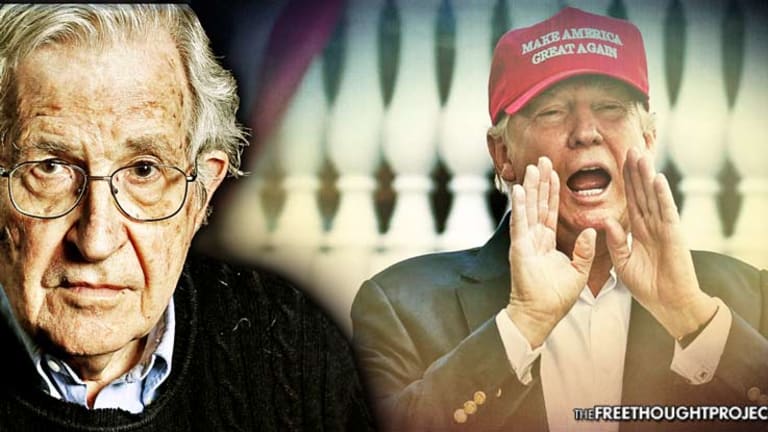 Chomsky: Trump is a Distraction, Used by the Deep State to 'Systematically Destroy' America