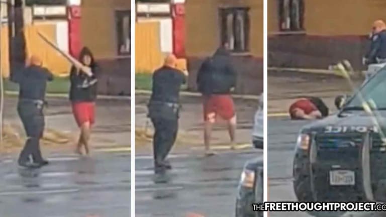 WATCH: Cop Skips Less Than Lethal, Goes Straight to Deadly Force, Shoots Man Holding a Pole