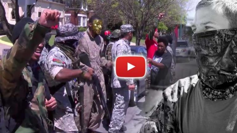 VIDEO -- Black Panthers in Armed Showdown with Anti-Muslim Militia at Texas Mosque