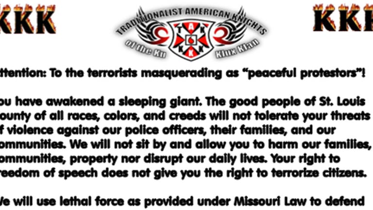 Missouri KKK: We will use ‘lethal force’ against Ferguson protesters