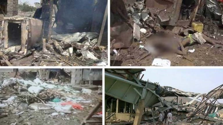 Worse than ISIS -- Using US Arms, Saudi Arabia Just Bombed a Busy Market Killing Dozens of Children