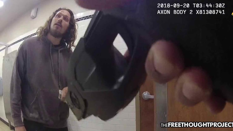 WATCH: Cops Follow Unarmed Man into Bathroom for Jaywalking and Kill Him—Taxpayers Held Liable