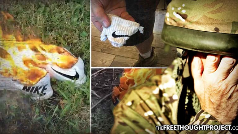People Burning Nike Gear Epitomizes American Hypocrisy and Is a Slap in the Face to Veterans