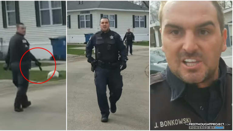 ‘You’re Not Going To F—ing Film Us’ Raging Cop Spits On, Arrests Innocent Woman For Filming