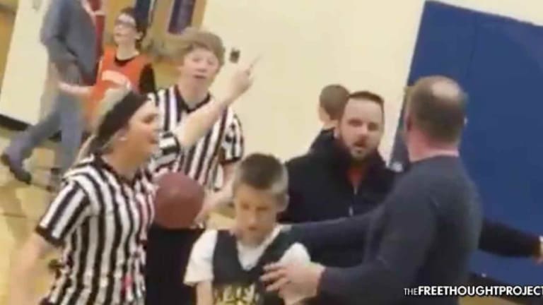 WATCH: Cop Rages Over Bad Call, Shoves Small Girl During His Son's Basketball Game