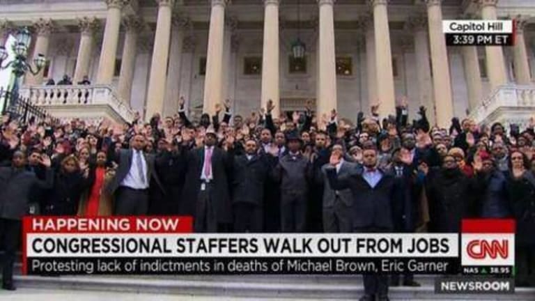 Congressional Staffers Walk Out From Jobs to Protest the Recent Lack of Indictments of Killer Cops