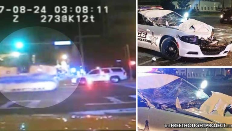 WATCH: Teenager Snaps, Crushes Cop Car With Bulldozer During Chase With Police