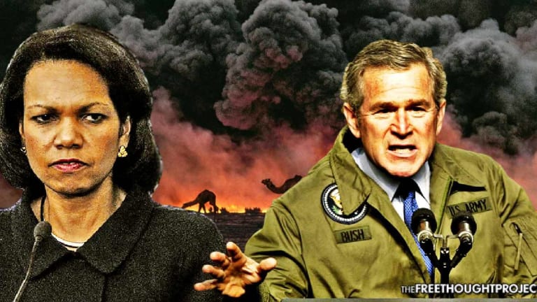 Condoleeza Rice: Bush Administration Lied, Iraq Invasion Was Nevr About Spreading Democracy