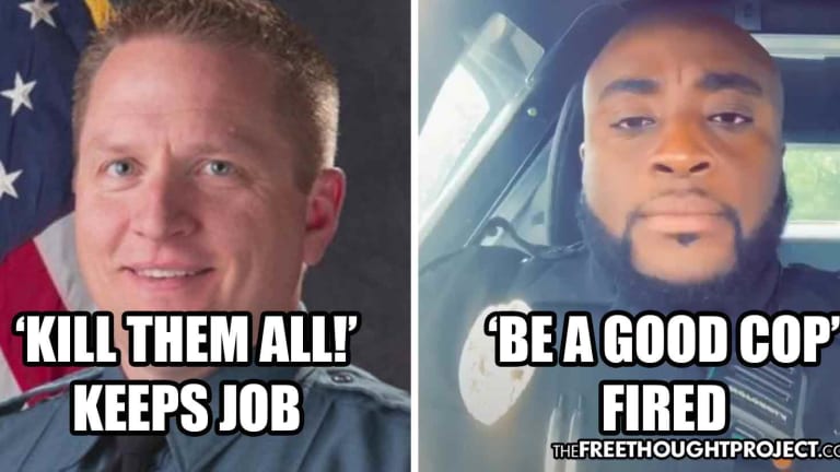 Good Cop Fired for Exposing Police Brutality As Bad Cop Defended for Saying He Wants to 'Kill All' Protesters