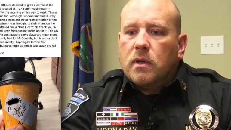 Chief Says Cop Wrote 'F**king Pig' on His Own Coffee, Sparking Nat'l Outrage — 'As a Joke'