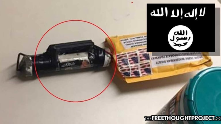 Images of the Mail Bomb Sent to CNN Appear to Show ISIS Flag On It