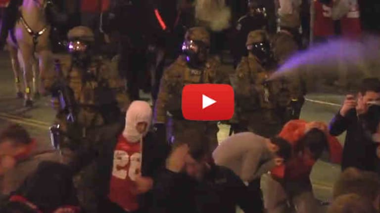 WATCH: Ohio State Students Get a Hefty Dose of the Police State for Celebrating Football Victory