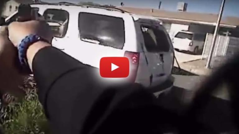 VIDEO: 10 Cops Unload Weapons on Man Because They Mistakenly Thought He Ran Over an Officer