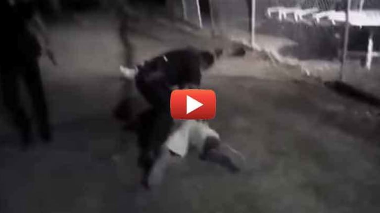 Body Cam Shows Officer Turn Away as Not to Film Fellow Cop Beating Innocent Handcuffed Veteran