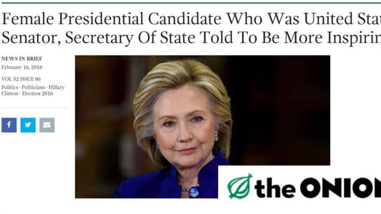 Hillary's Top Donor Just Bought The Onion -- Started Publishing Propaganda Immediately