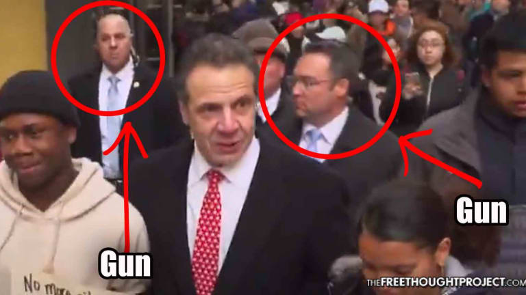 Hypocrisy Defined: Clinton and Cuomo March to Take Your Guns While Entirely Surrounded by Guns